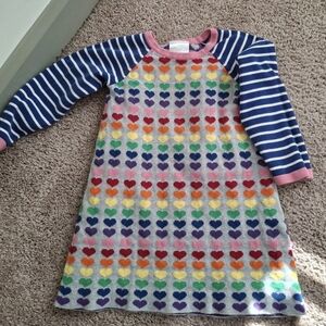 Colorful Heart Pattern Kids Pajamas